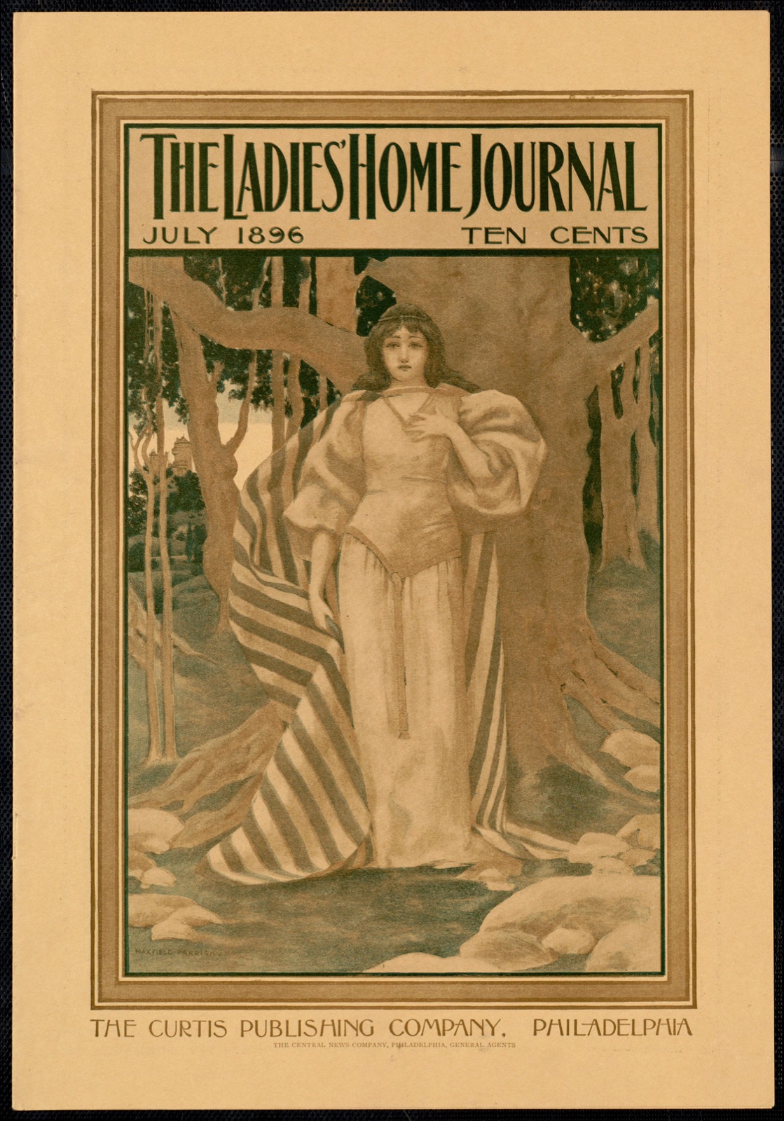 The ladies' home journal, July 1896 — Parrish, Maxfield, 1870-1966 (Artist)
