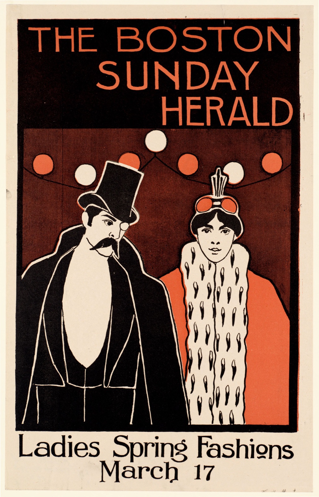 The Boston Sunday herald, ladies spring fashions, March 17 — Paxton, William McGregor, 1869-1941 (Artist)