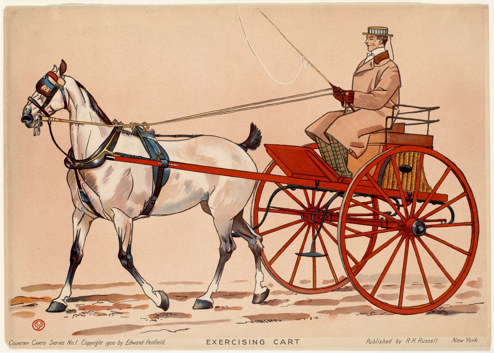 Exercising cart — Penfield, Edward, 1866-1925 (Artist)