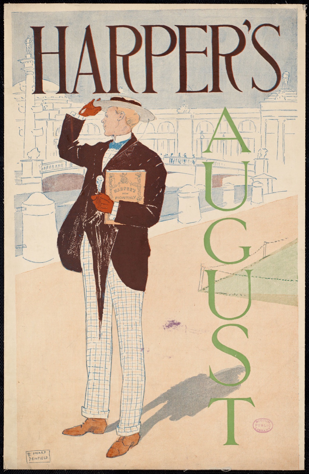 Harper's August — Penfield, Edward, 1866-1925 (Artist)