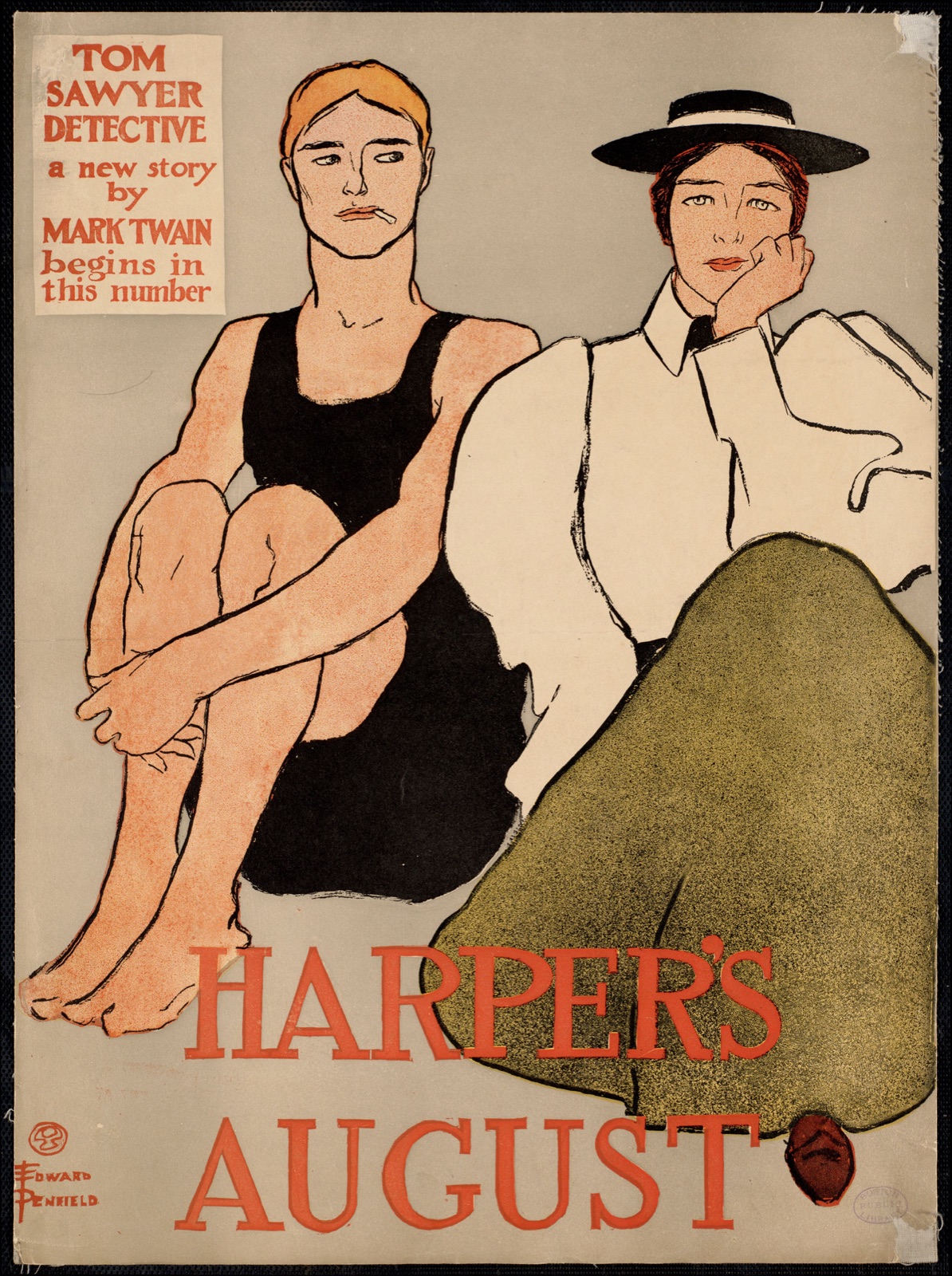 Harper's August — Penfield, Edward, 1866-1925 (Artist)