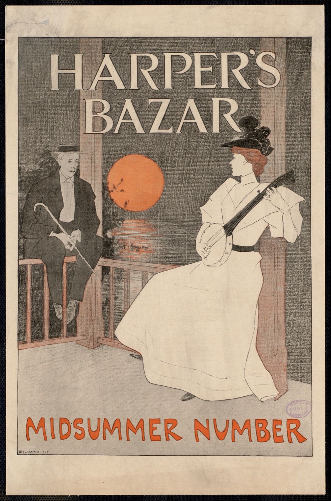 Harper's bazar midsummer number — Penfield, Edward, 1866-1925 (Artist)