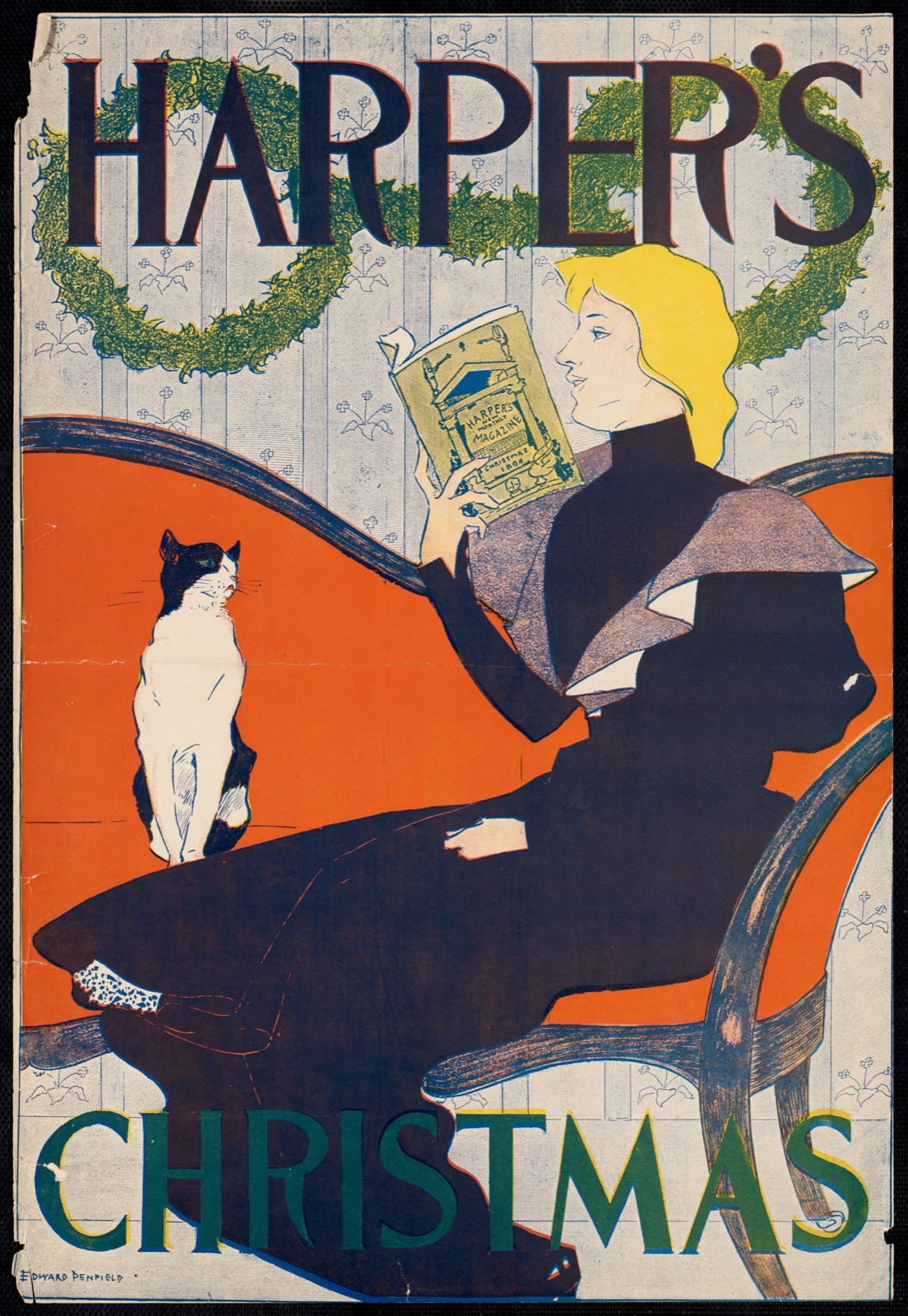 Harper's Christmas — Penfield, Edward, 1866-1925 (Artist)