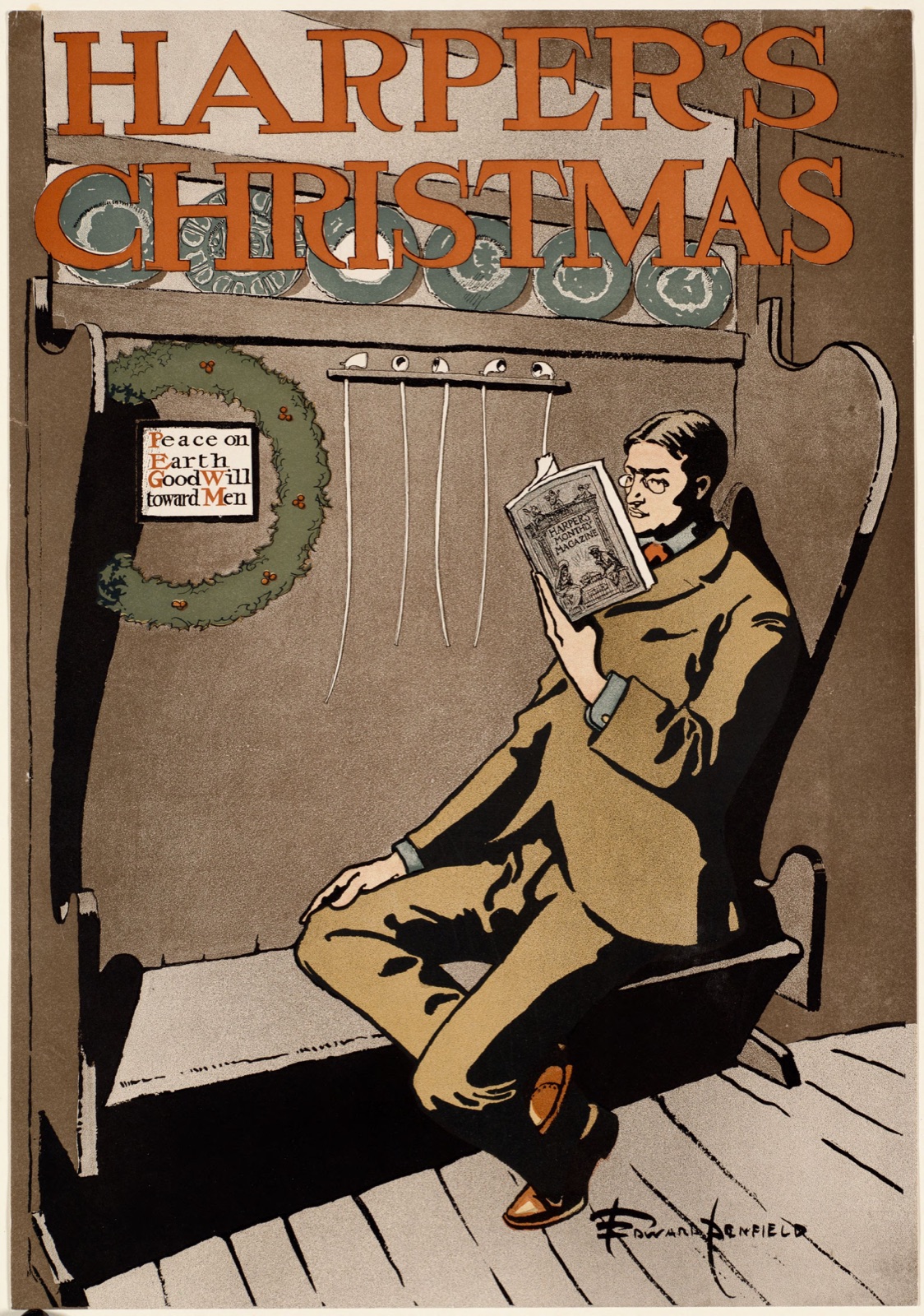 Harper's Christmas — Penfield, Edward, 1866-1925 (Artist)