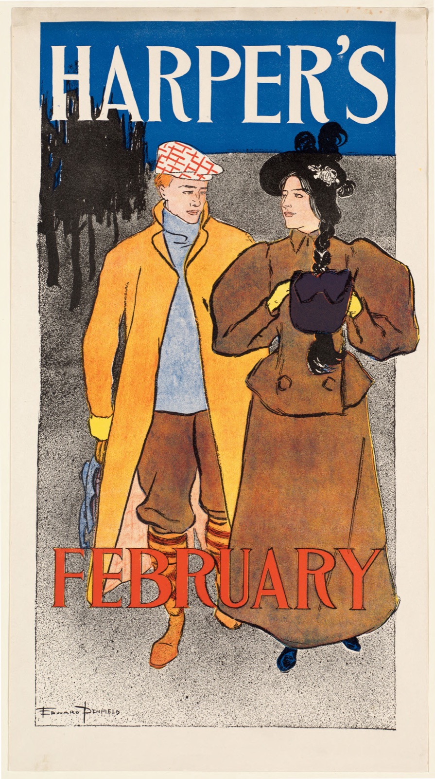 Harper's February — Penfield, Edward, 1866-1925 (Artist)
