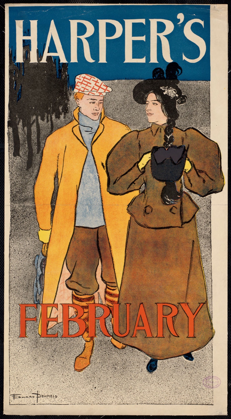 Harper's February — Penfield, Edward, 1866-1925 (Artist)