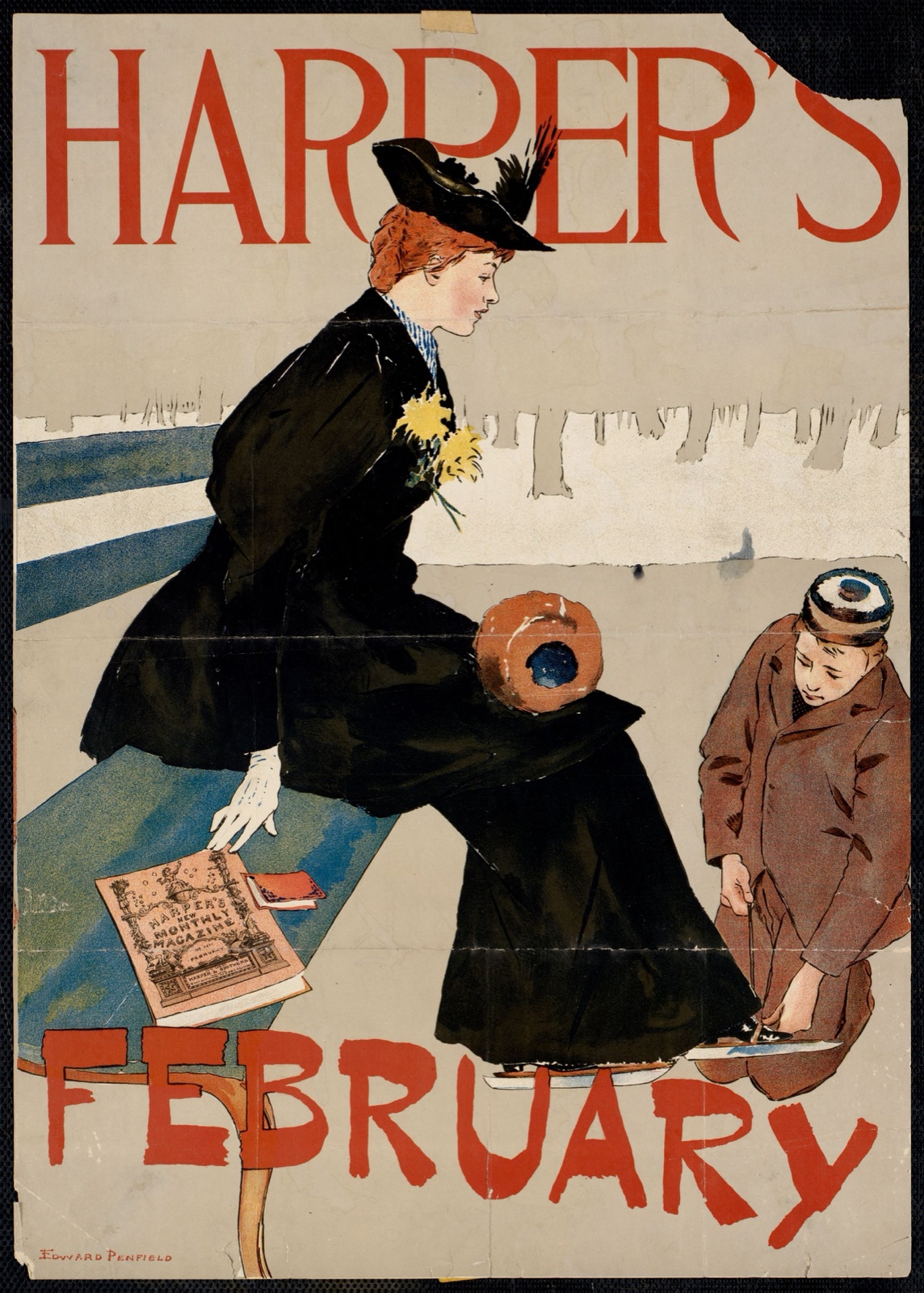 Harper's February — Penfield, Edward, 1866-1925 (Artist)