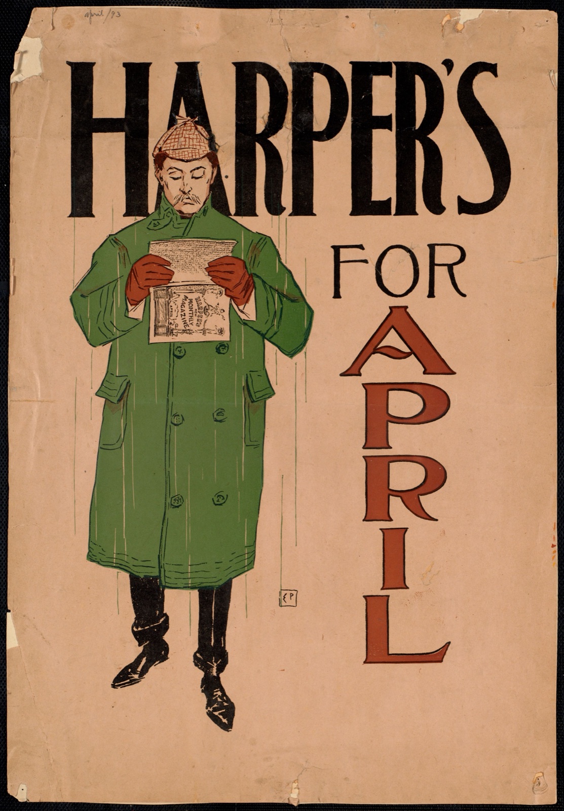 Harper's for April — Penfield, Edward, 1866-1925 (Artist)