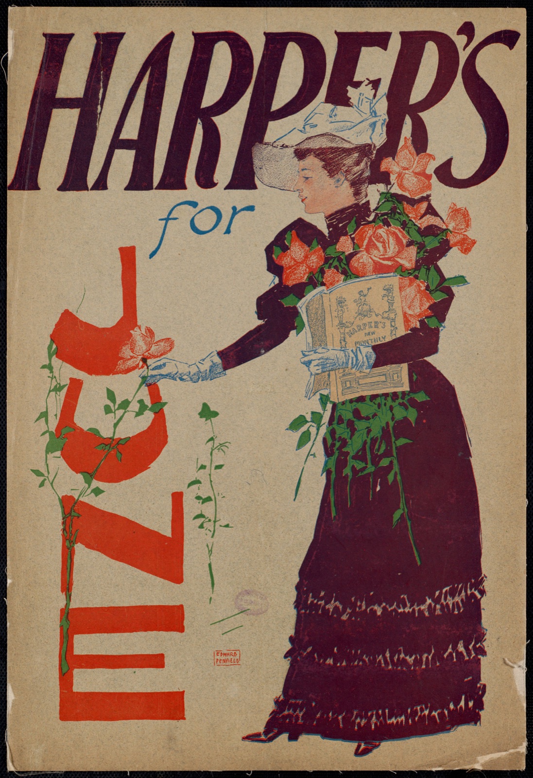 Harper's for June — Penfield, Edward, 1866-1925 (Artist)