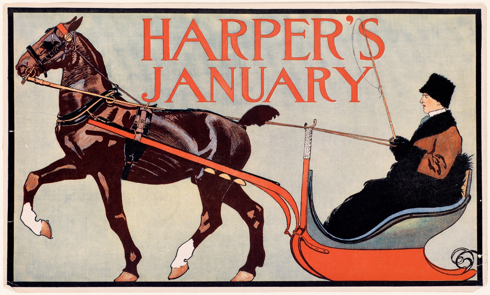 Harper's January — Penfield, Edward, 1866-1925 (Artist)