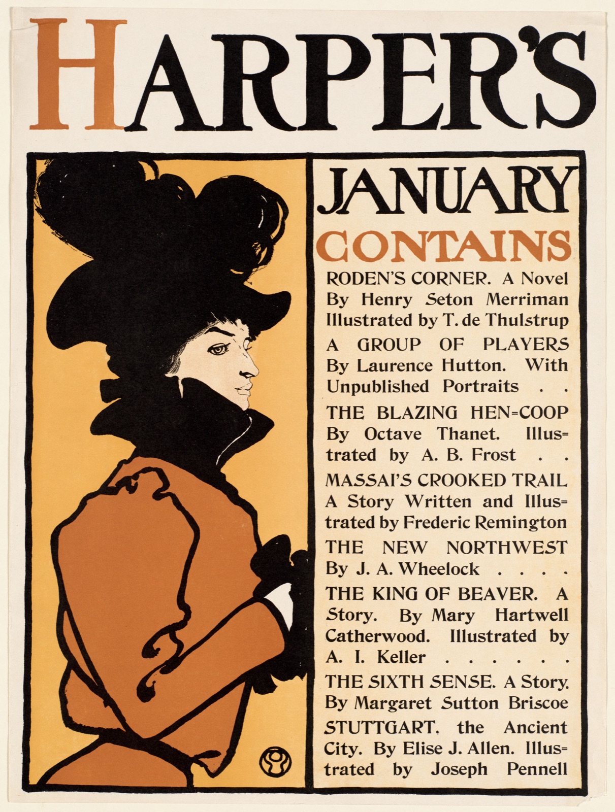Harper's January — Penfield, Edward, 1866-1925 (Artist)