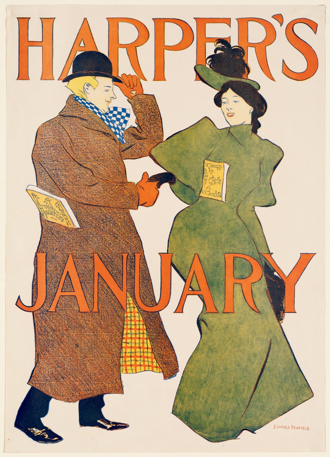 Harper's January — Penfield, Edward, 1866-1925 (Artist)