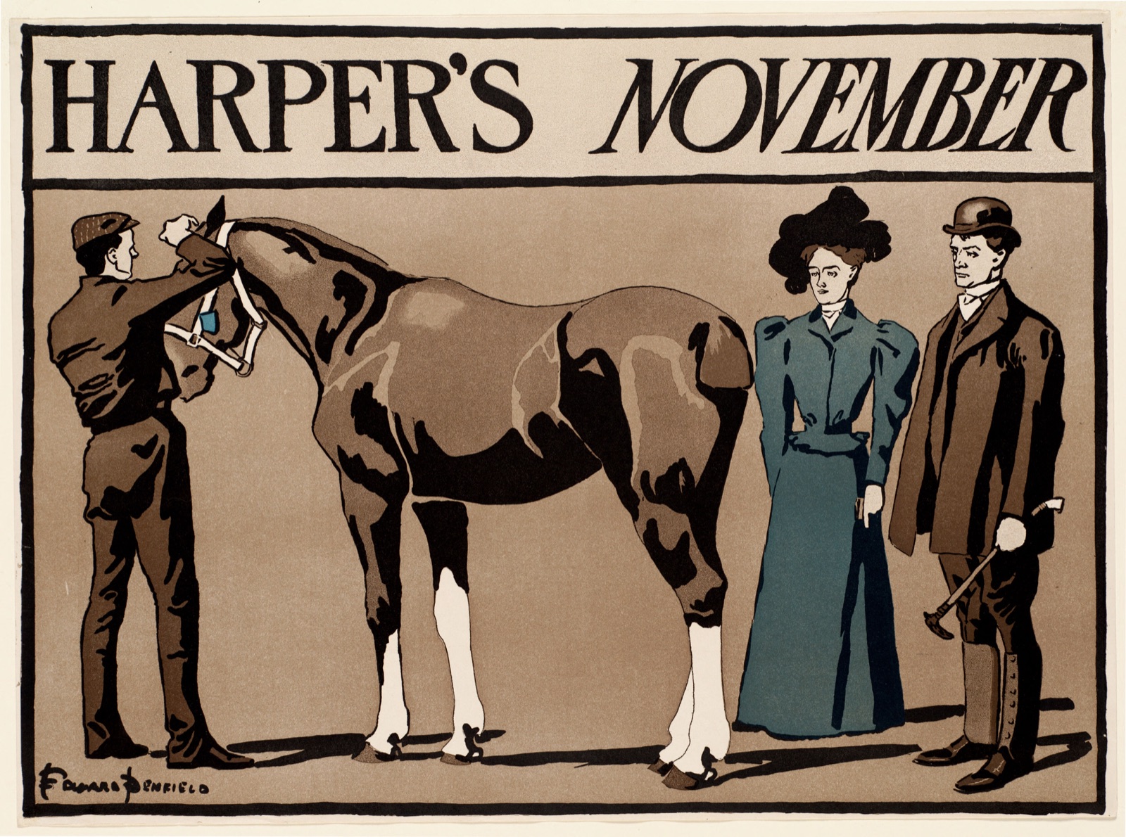Harper's November — Penfield, Edward, 1866-1925 (Artist)