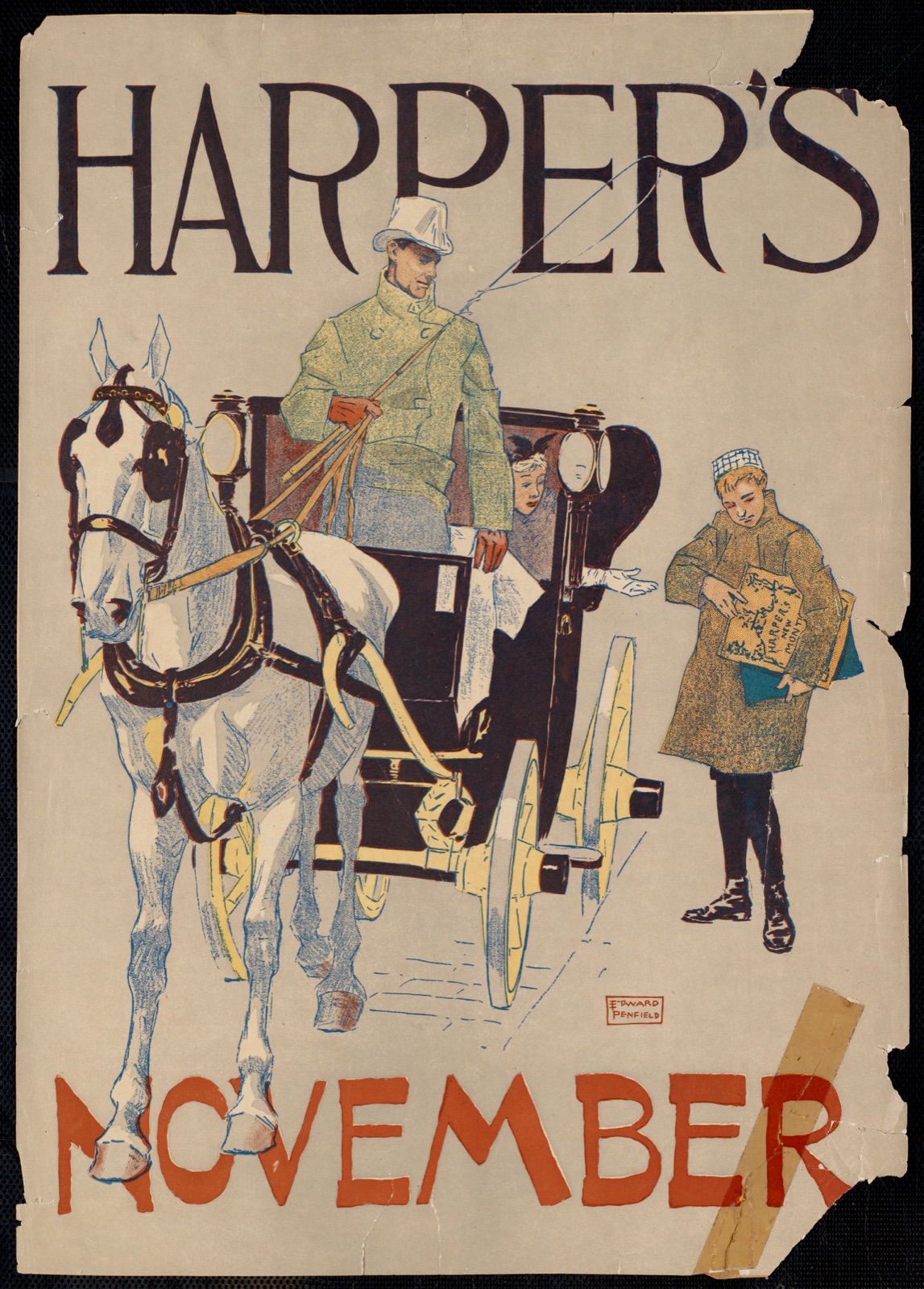 Harper's November — Penfield, Edward, 1866-1925 (Artist)