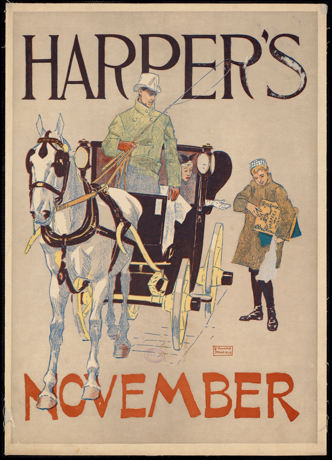 Harper's November — Penfield, Edward, 1866-1925 (Artist)