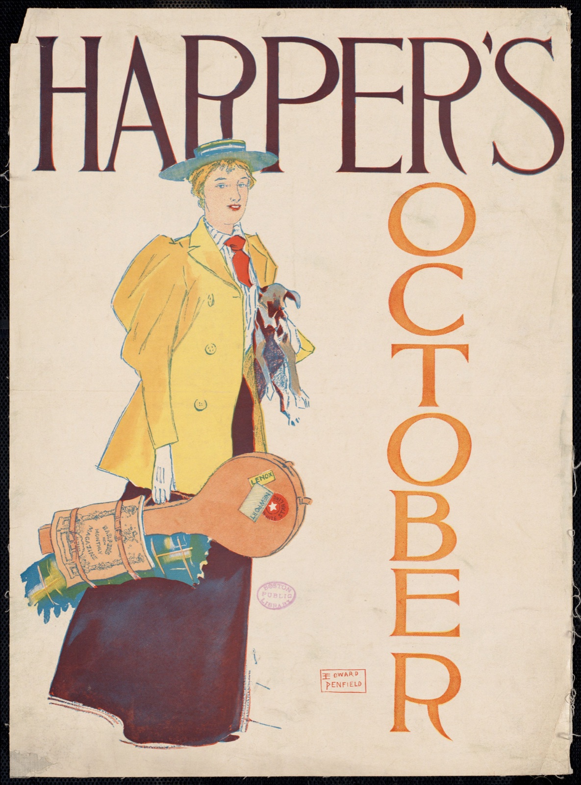 Harper's October — Penfield, Edward, 1866-1925 (Artist)