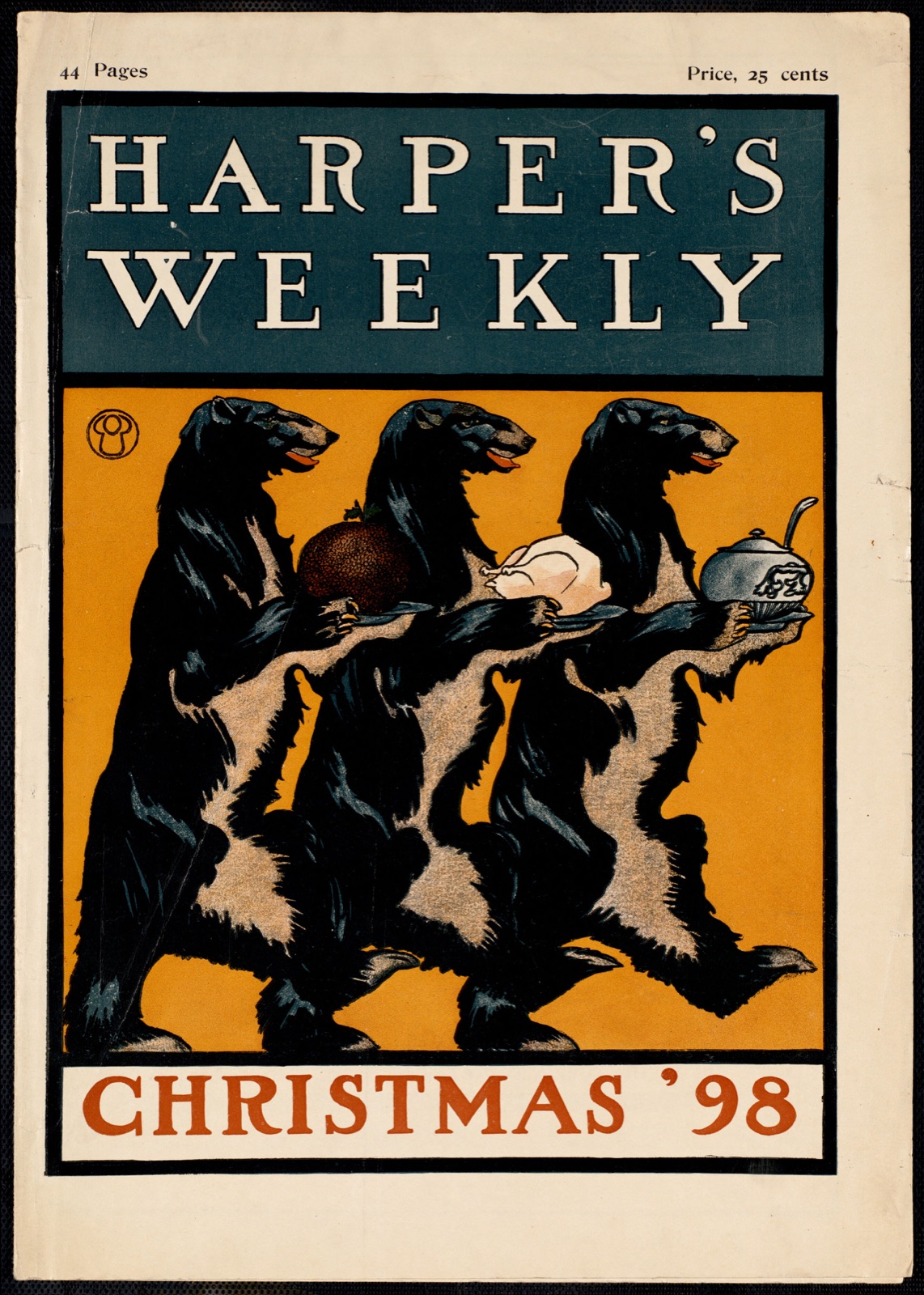 Harper's weekly, Christmas '98 — Penfield, Edward, 1866-1925 (Artist)
