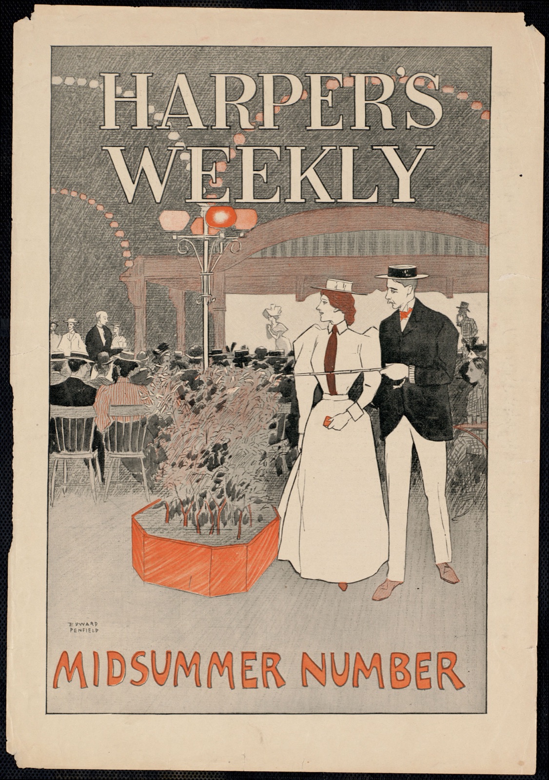 Harper's weekly, midsummer number — Penfield, Edward, 1866-1925 (Artist)