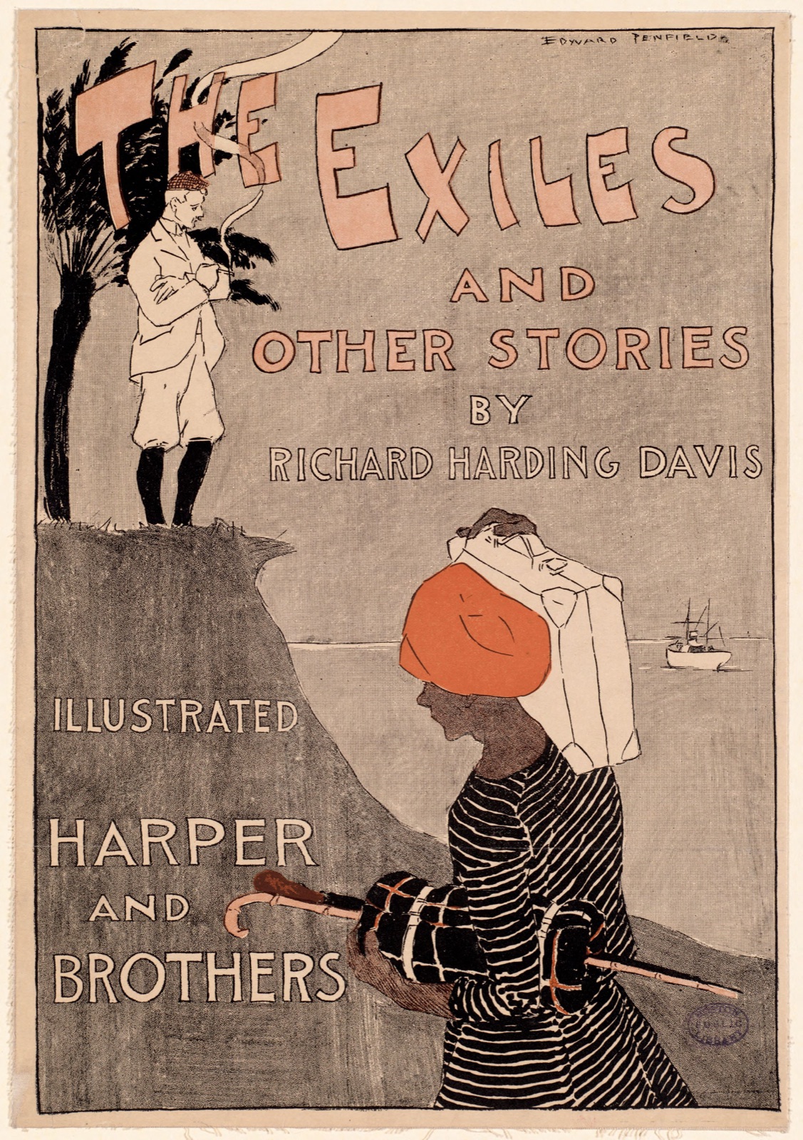 The Exiles and other stories, by Richard Harding Davis — Penfield, Edward, 1866-1925 (Artist)