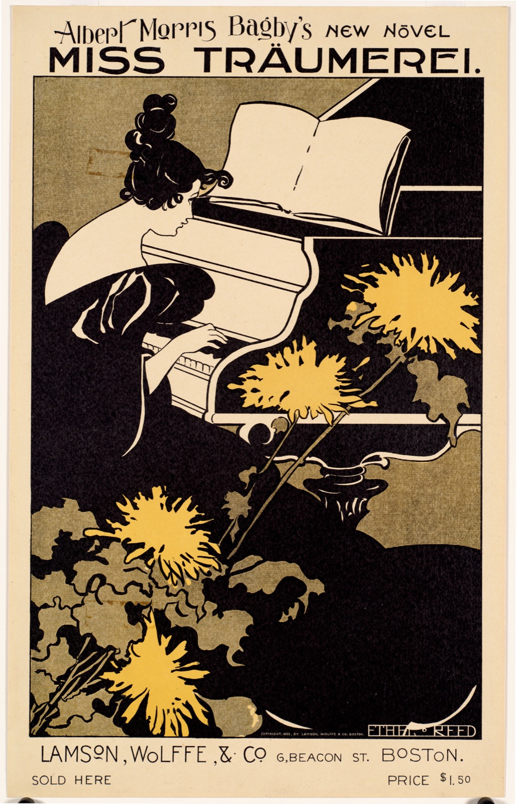 Albert Morris Bagby's new novel Miss Traumerel. — Reed, Ethel, 1874-1912 (Artist)