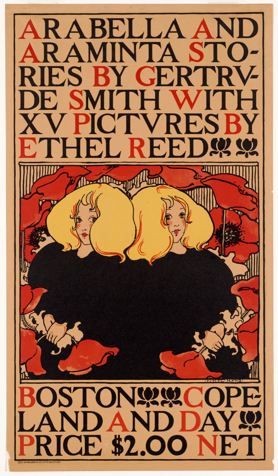 Arabella and Araminta stories by Gertrude Smith with XV pictures by Ethel Reed — Reed, Ethel, 1874-1912 (Artist)