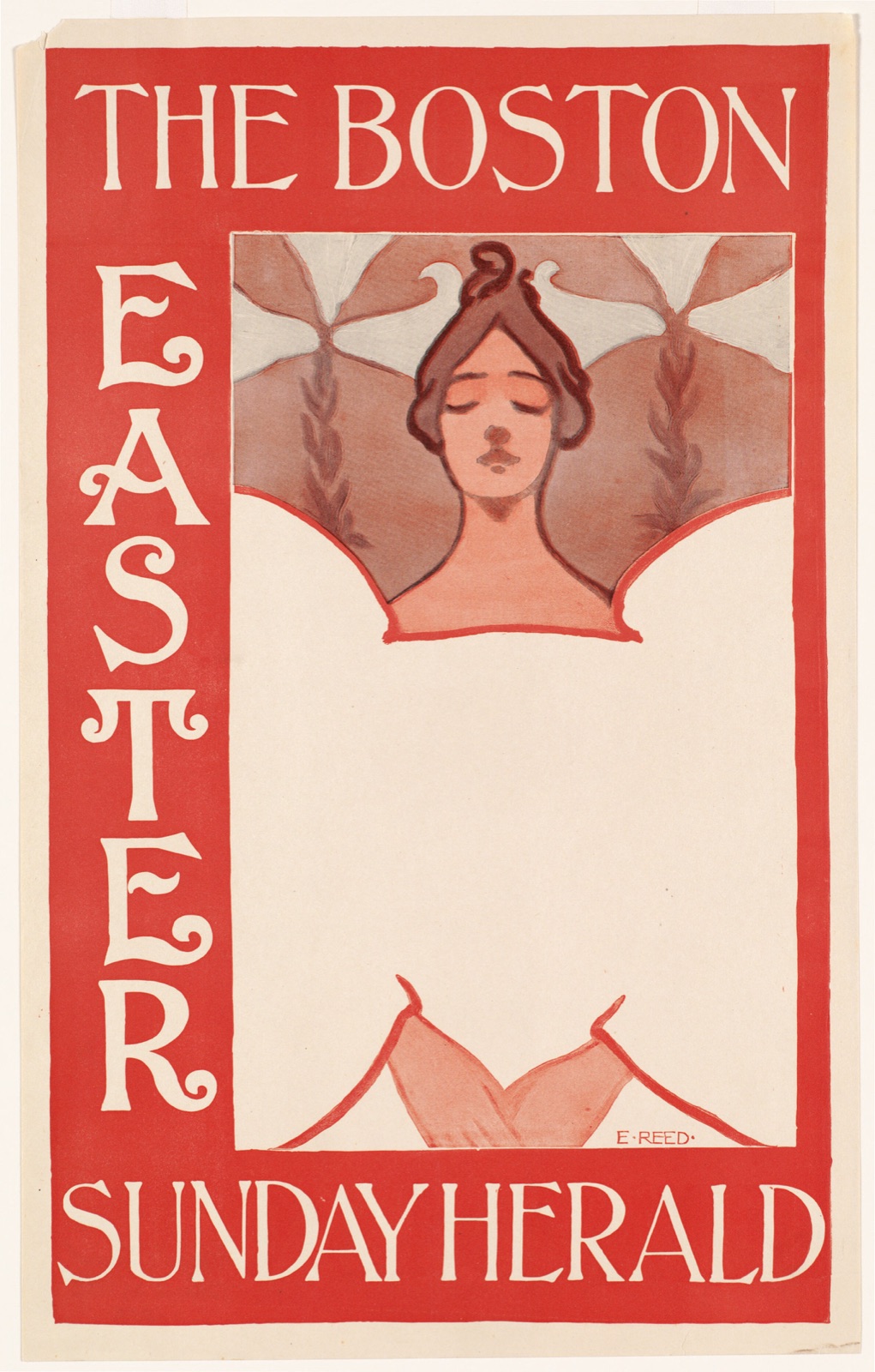 The Boston Sunday herald, Easter — Reed, Ethel, 1874-1912 (Artist)