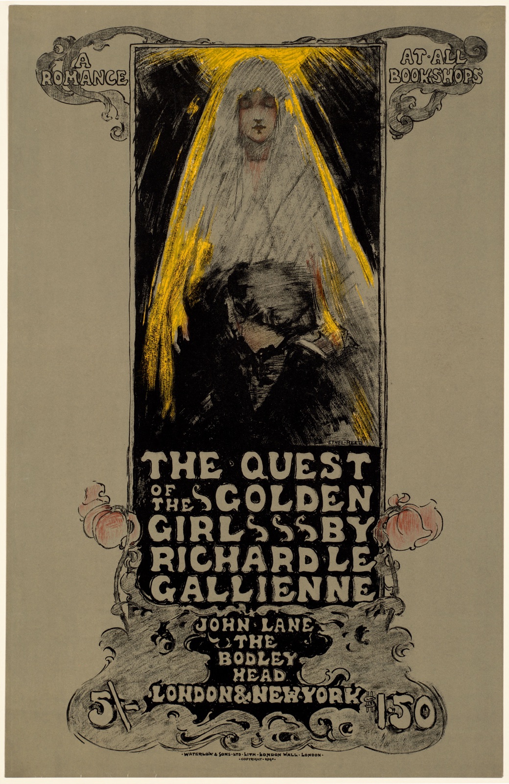The quest of the golden girl, by Richard le Gallienne — Reed, Ethel, 1874-1912 (Artist)