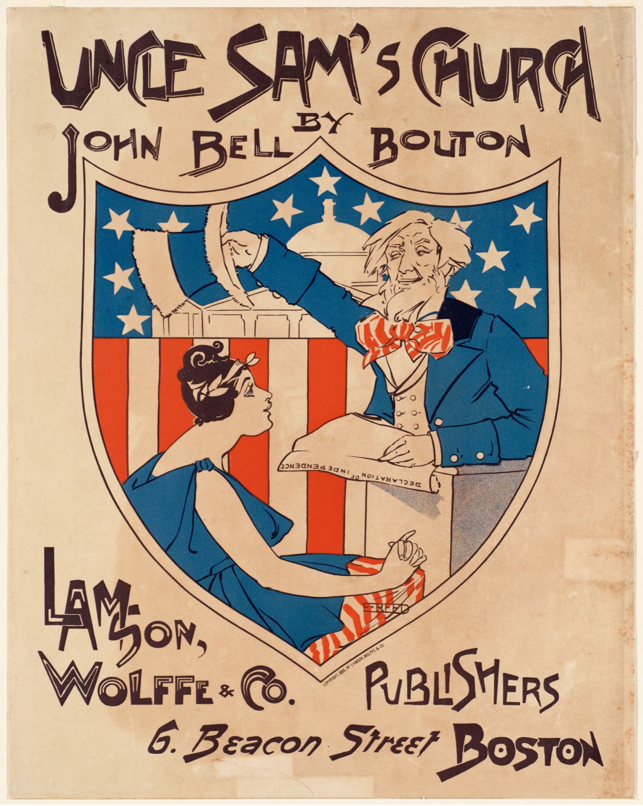 Uncle Sam's church by John Bell Bouton — Reed, Ethel, 1874-1912 (Artist)