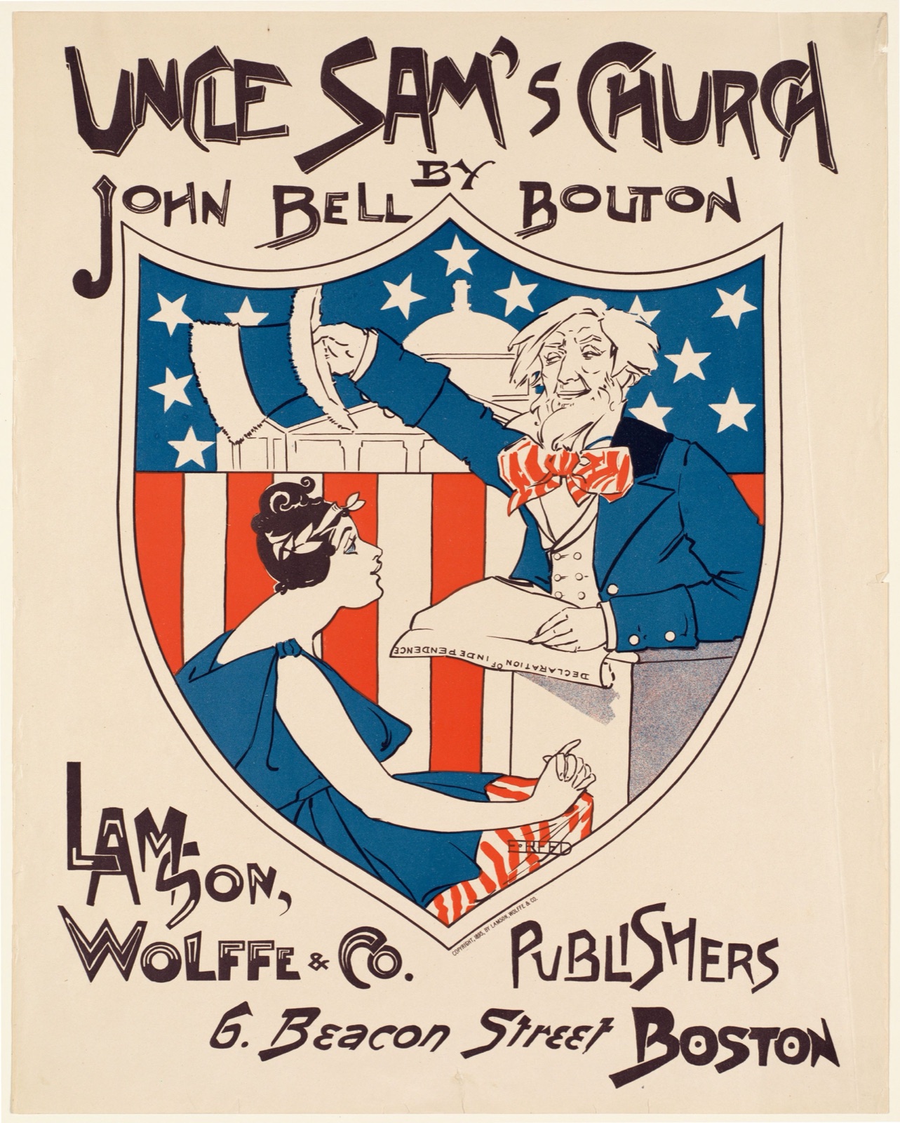 Uncle Sam's church by John Bell Bouton — Reed, Ethel, 1874-1912 (Artist)