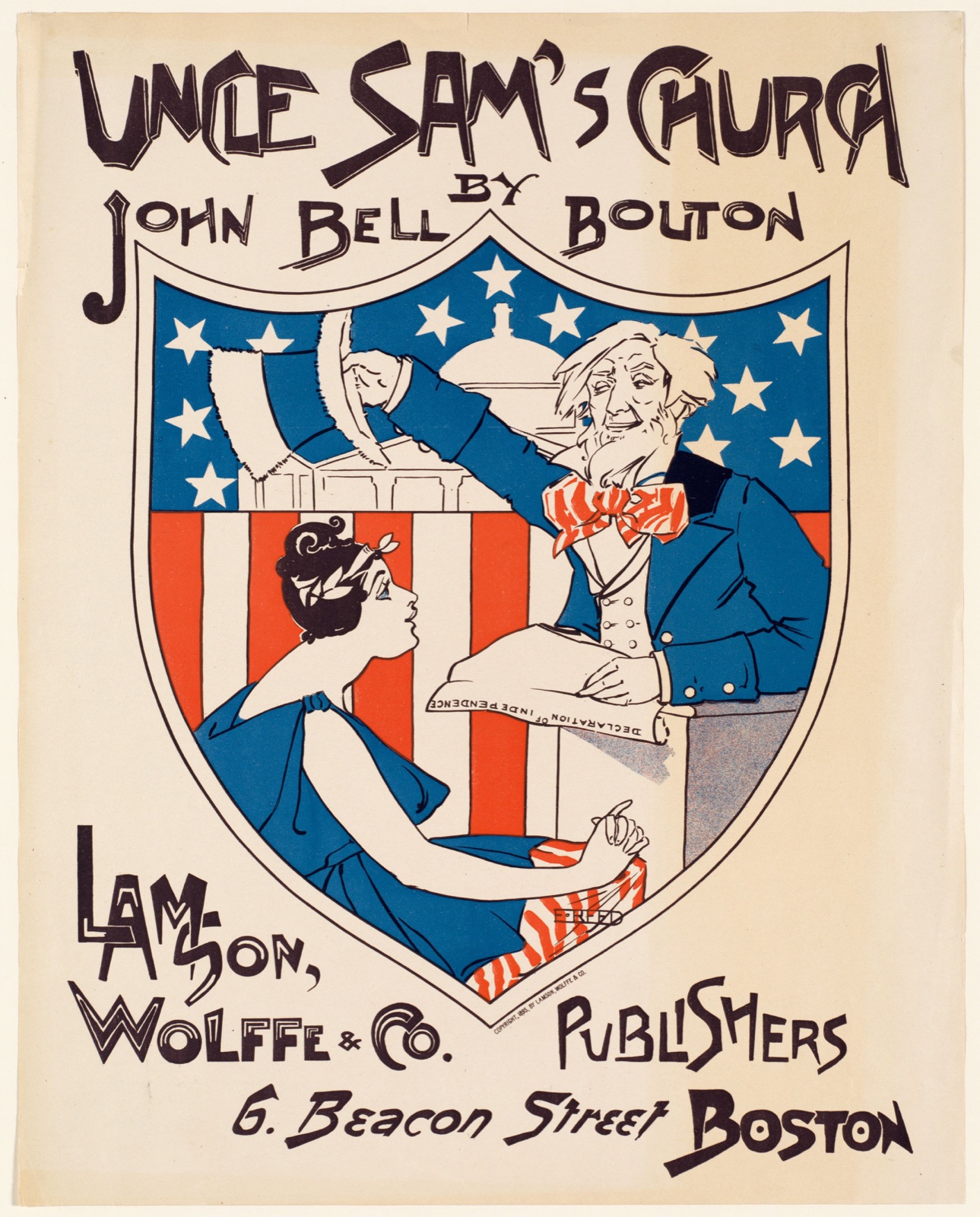 Uncle Sam's church by John Bell Bouton — Reed, Ethel, 1874-1912 (Artist)