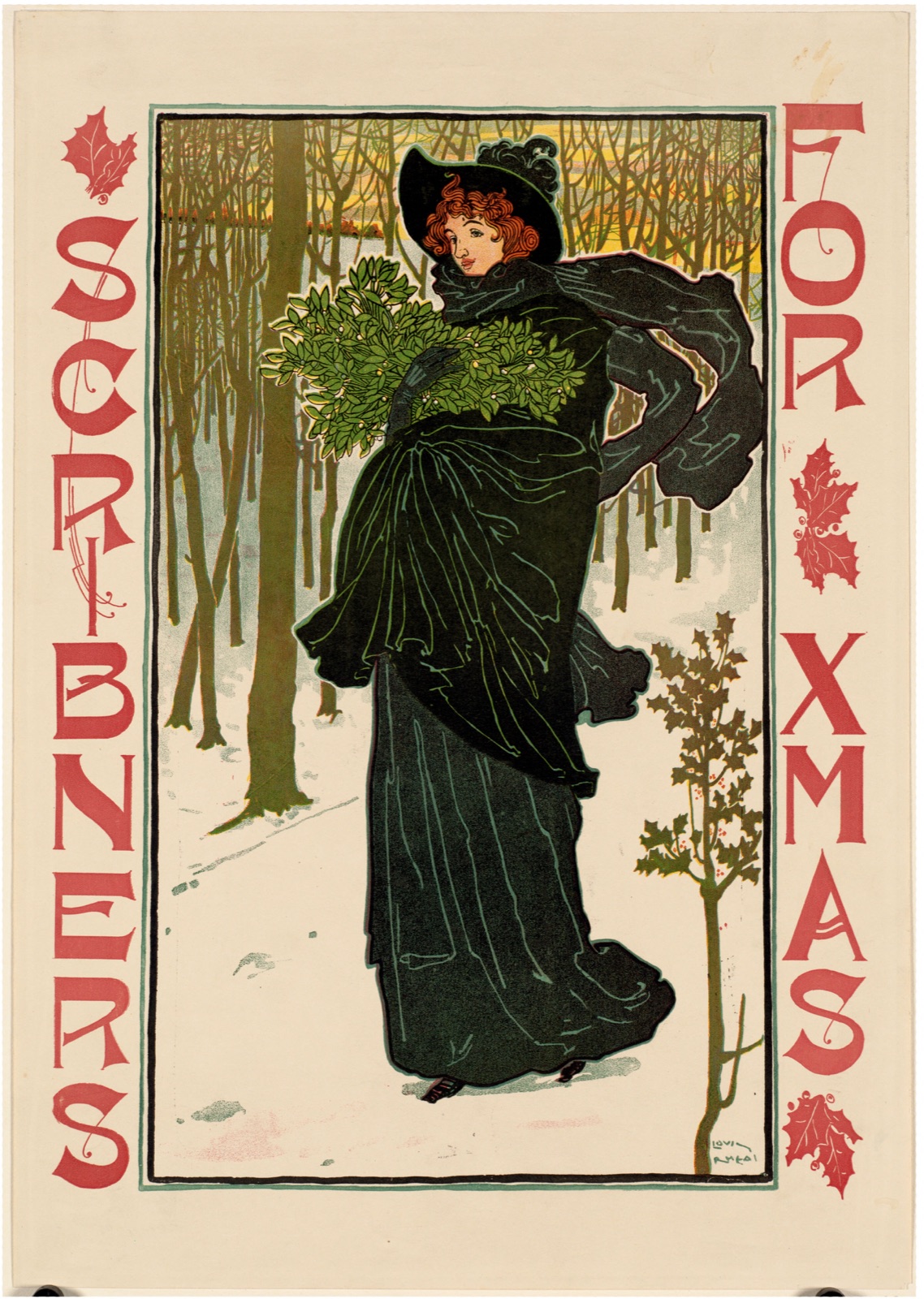 Scribners for Xmas — Rhead, Louis, 1857-1926 (Artist)