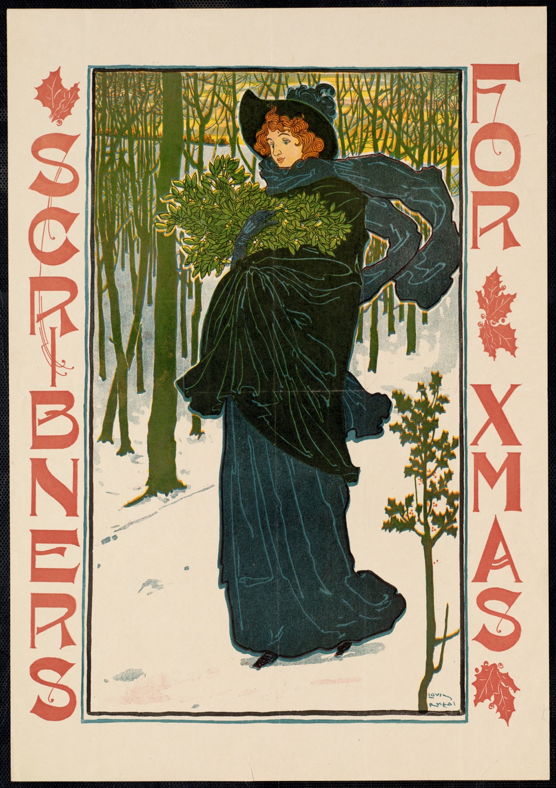 Scribners for Xmas — Rhead, Louis, 1857-1926 (Artist)