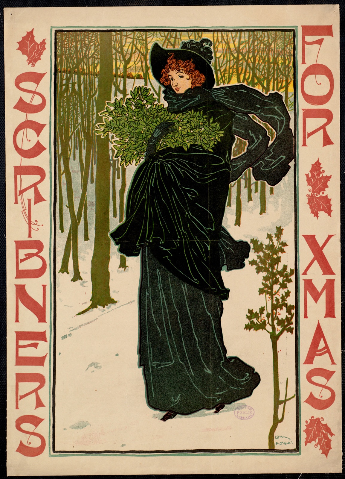 Scribners for Xmas — Rhead, Louis, 1857-1926 (Artist)