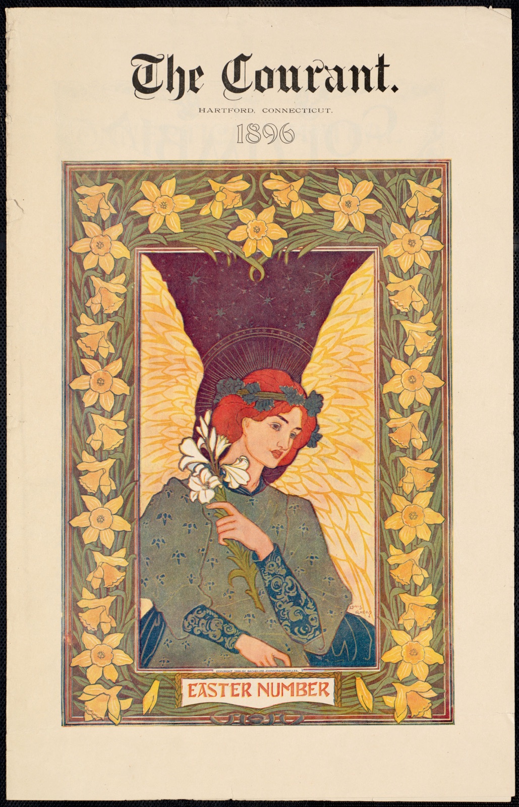 The courant. 1896 Easter number — Rhead, Louis, 1857-1926 (Artist)
