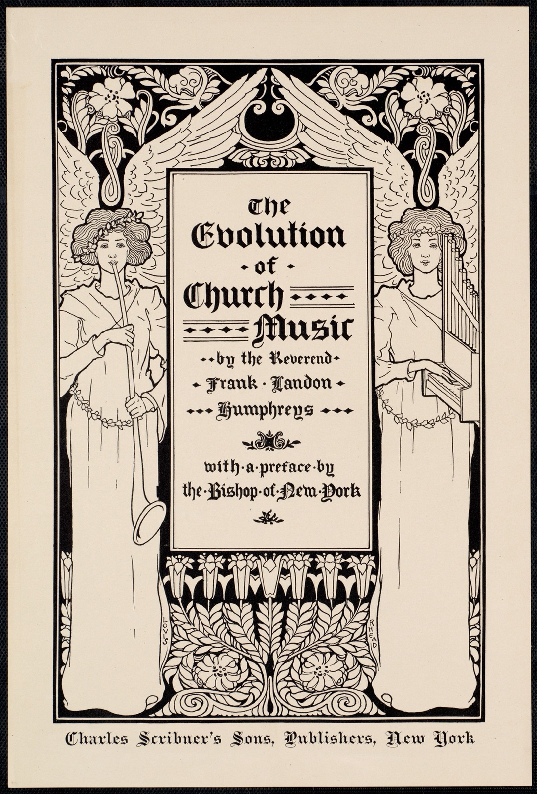 The evolution of church music — Rhead, Louis, 1857-1926 (Artist)