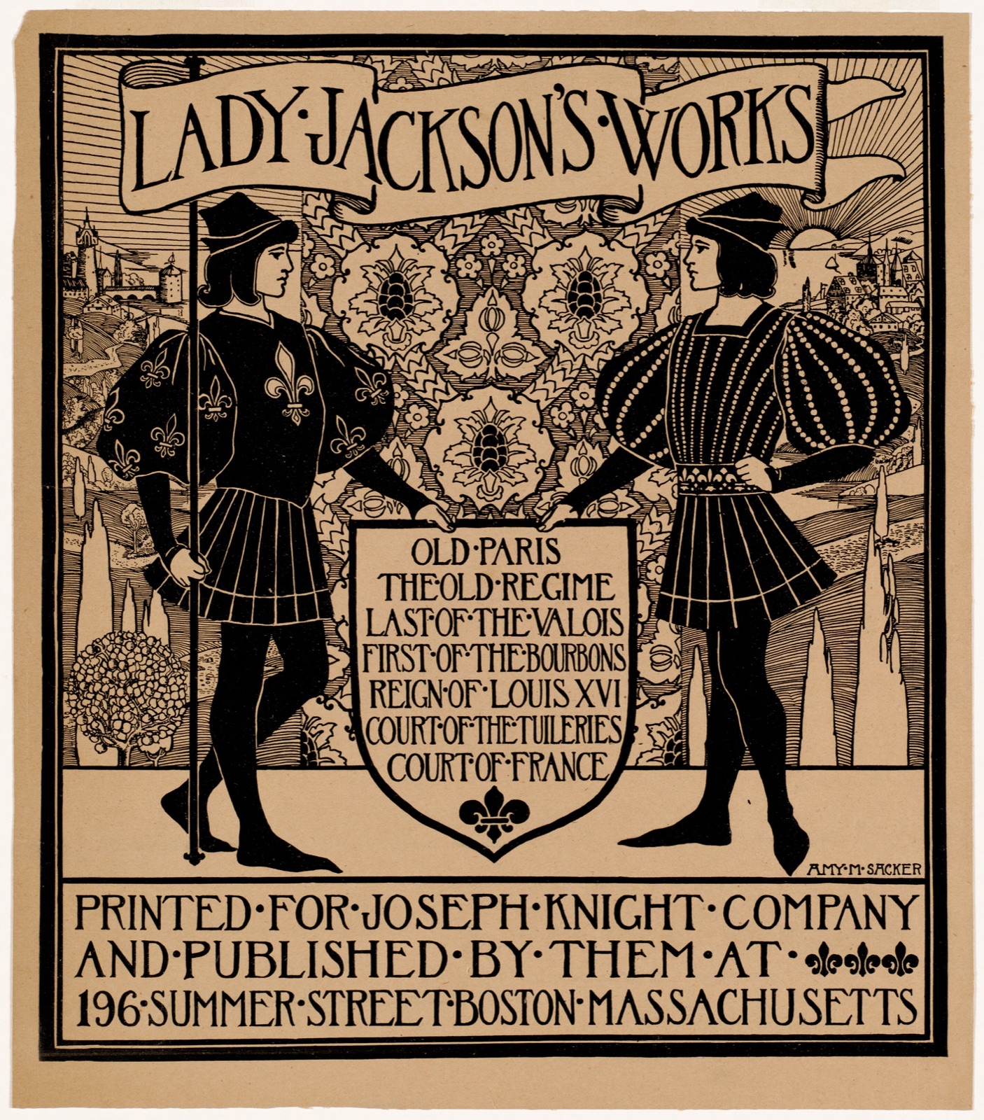 Lady Jackson's works — Sacker, Amy M. (Amy Maria), 1872-1965 (Artist)