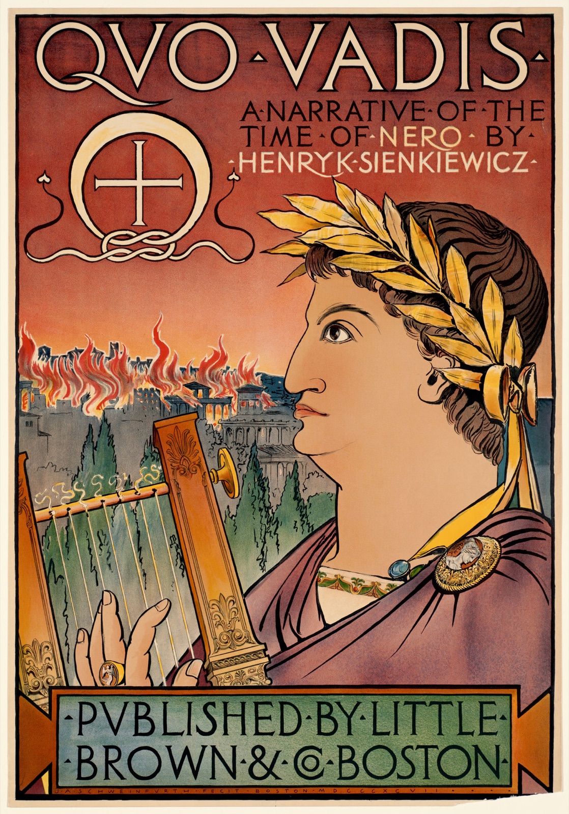 Quo vadis, a narrative of the time of Nero, by Henry K. Sienkiewicz — Schweinfurth, Julius A. (Julius Adolph), 1858-1931 (Artist)