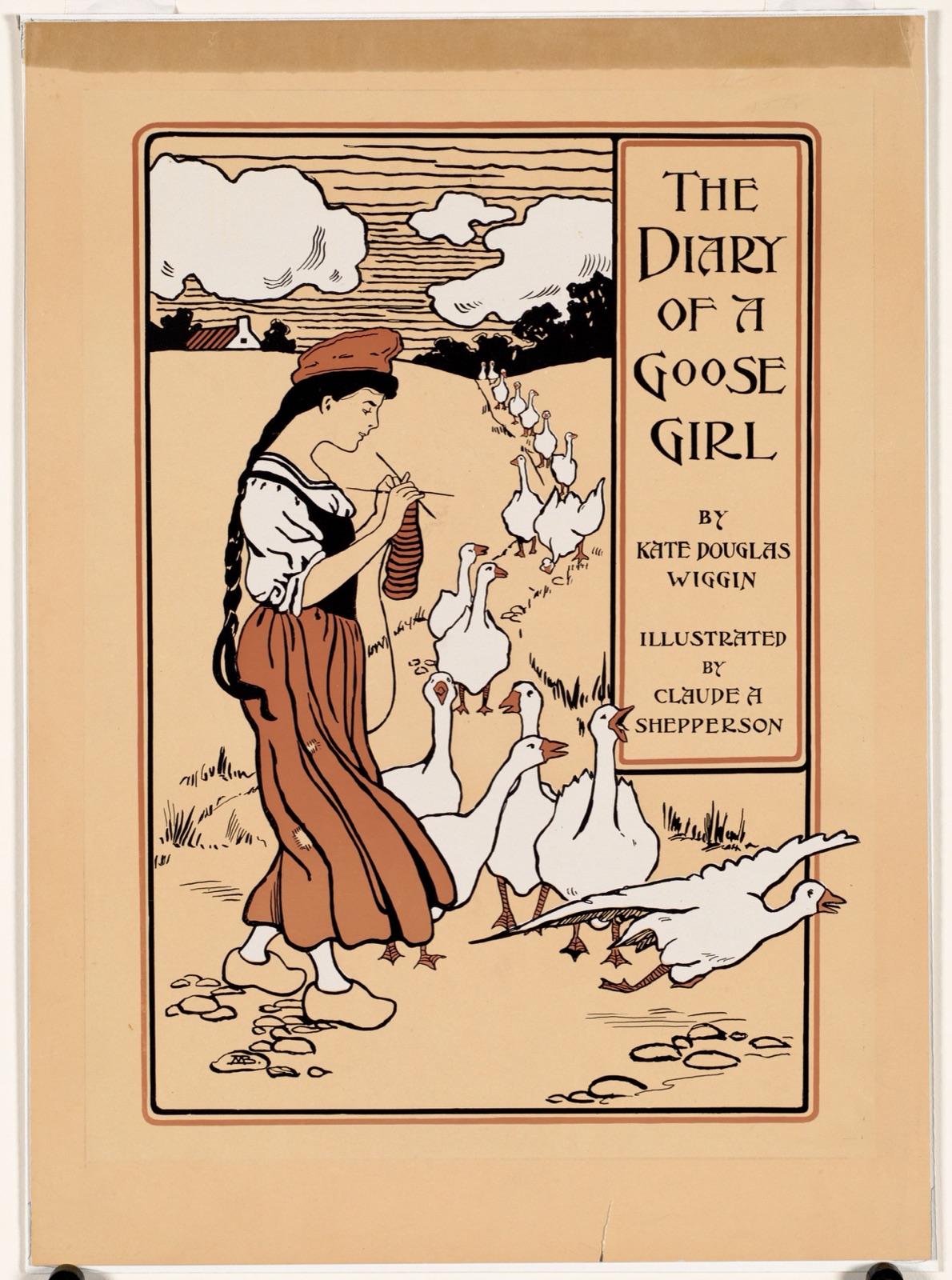 The diary of a goose girl by Kate Douglas Wiggin — Shepperson, Claude A. (Claude Allin), 1867-1921 (Artist)