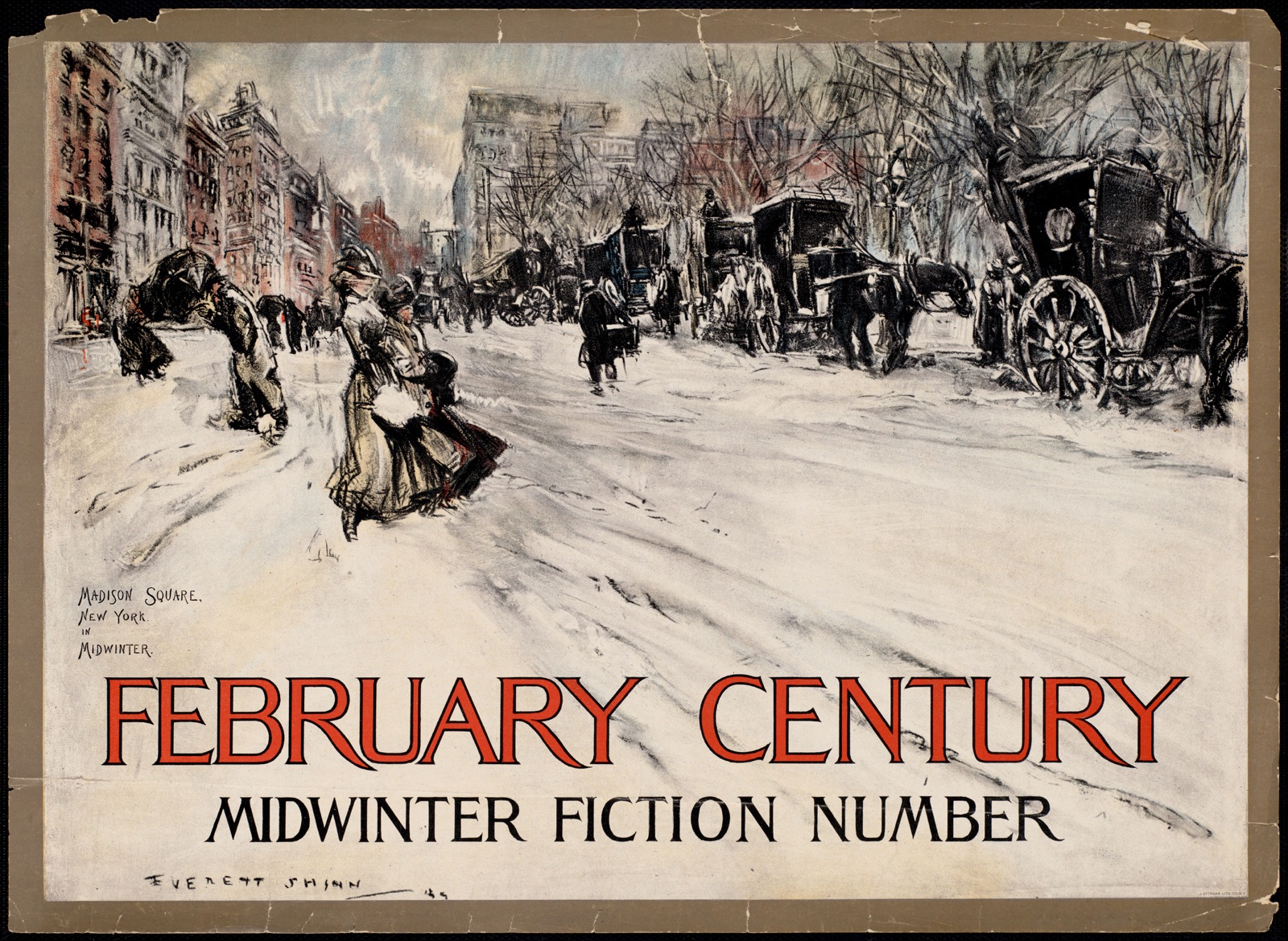 February Century, midwinter fiction number — Shinn, Everett, 1876-1953 (Artist)