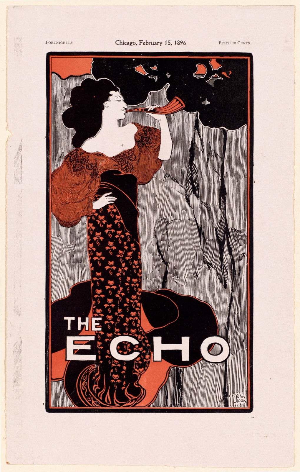 The echo, Chicago, February 15, 1896 — Sloan, John, 1871-1951 (Artist)