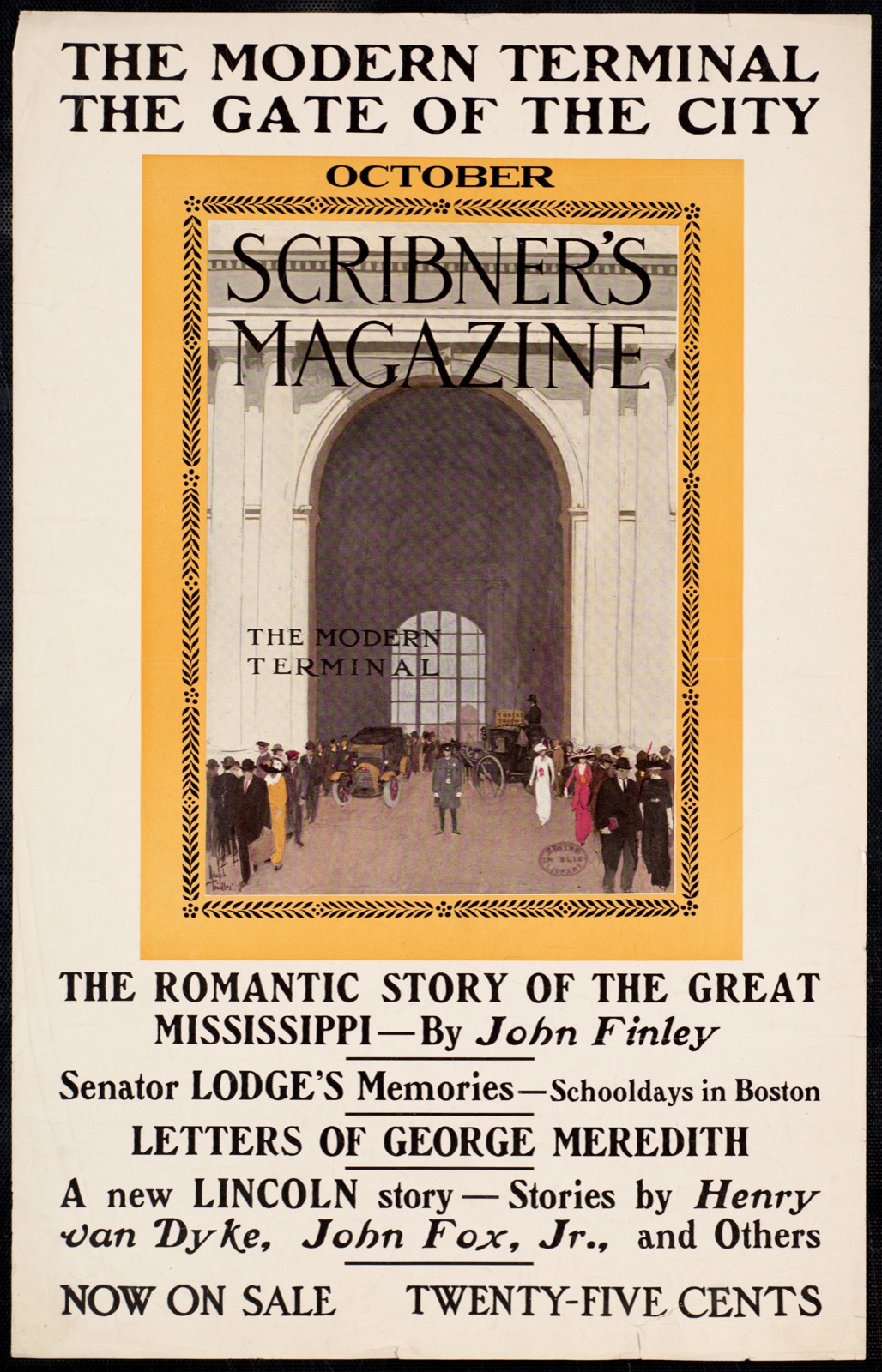 The modern terminal, the gate of the city. October, scribner's magazine — Treidler, Adolph, 1886-1981 (Artist)