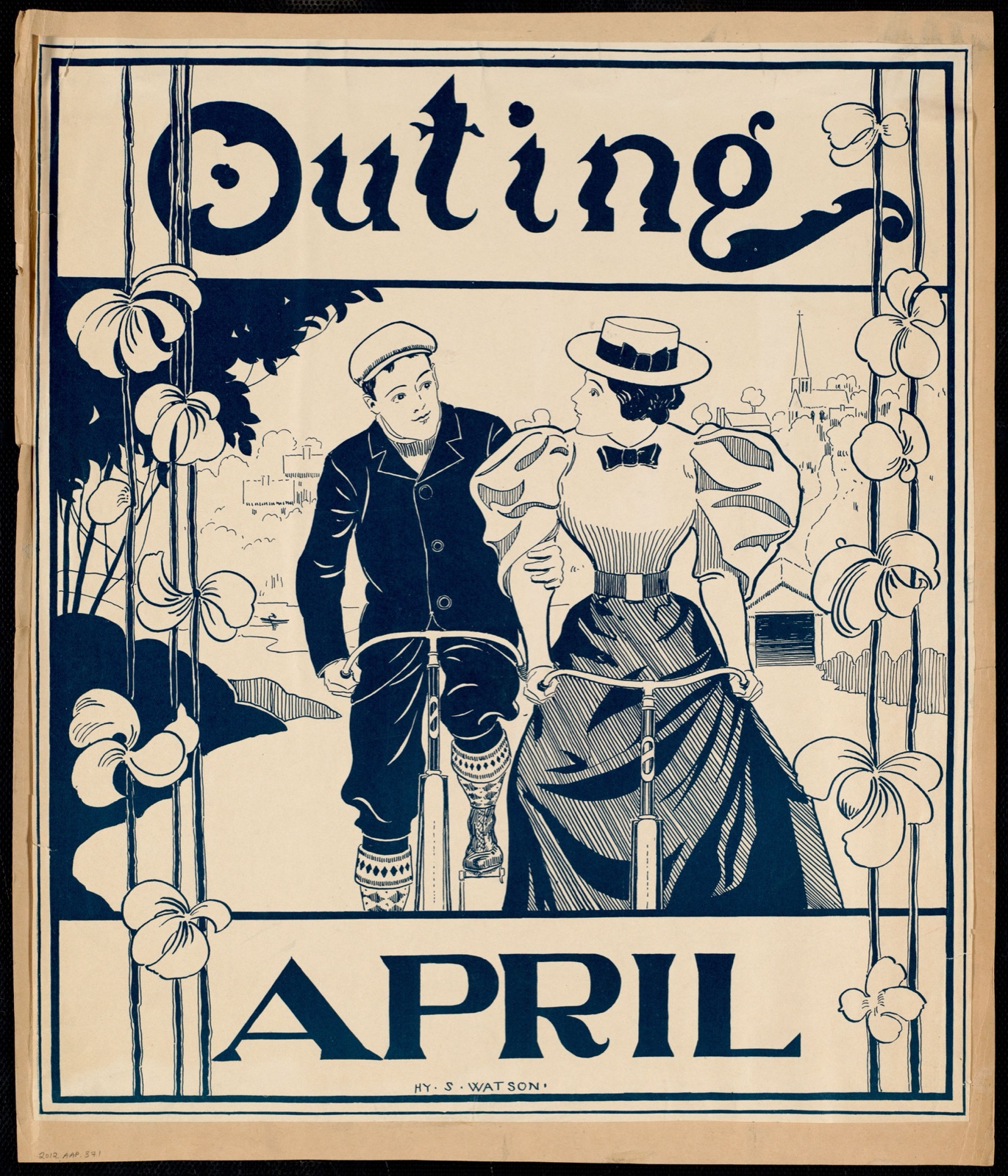 Outing April — Watson, Hy S. (Henry Summer), 1868-1933 (Artist)