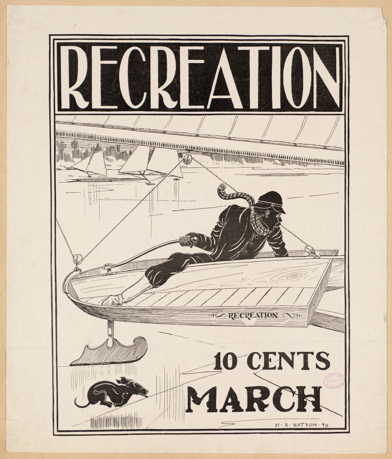 Recreation, 10 cents, March — Watson, Hy S. (Henry Summer), 1868-1933 (Artist)
