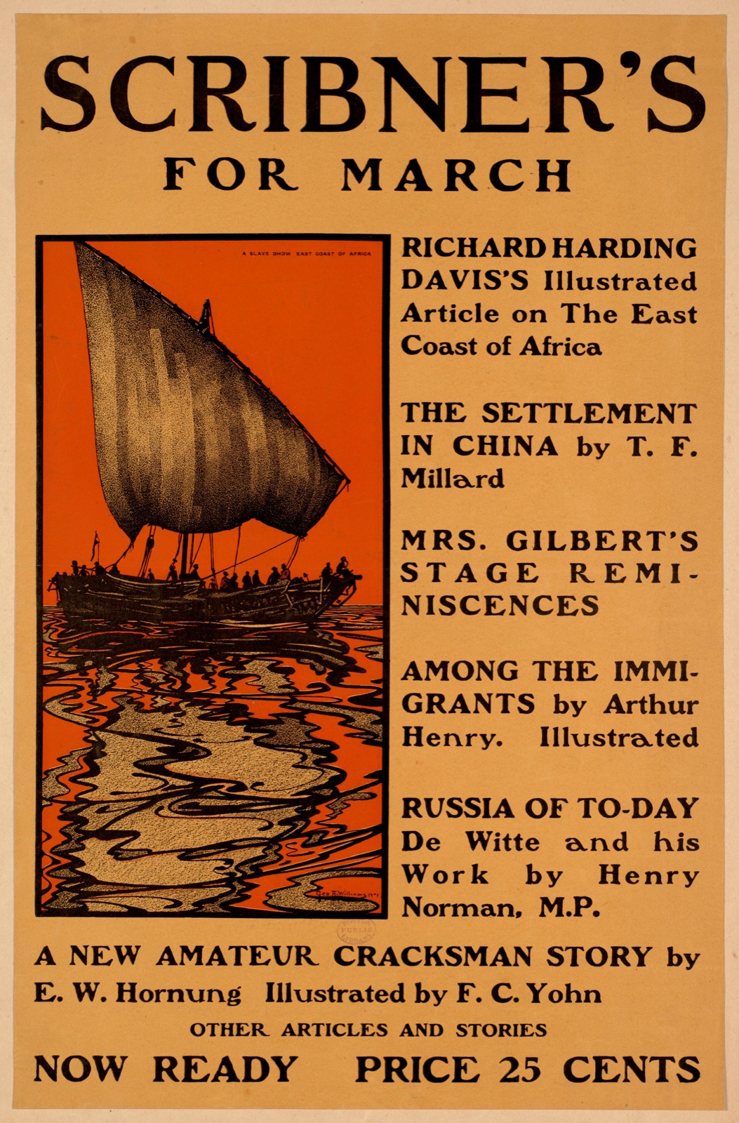 Scribner's for March — Williams, George Alfred, 1875-1932 (Artist)