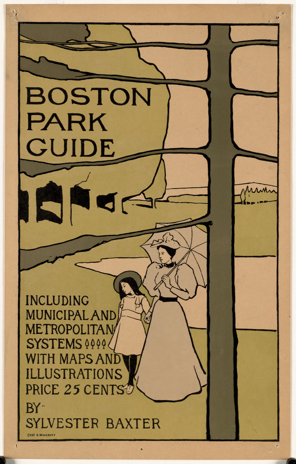 Boston park guide — Woodbury, Charles H. (Charles Herbert), 1864-1940 (Artist)