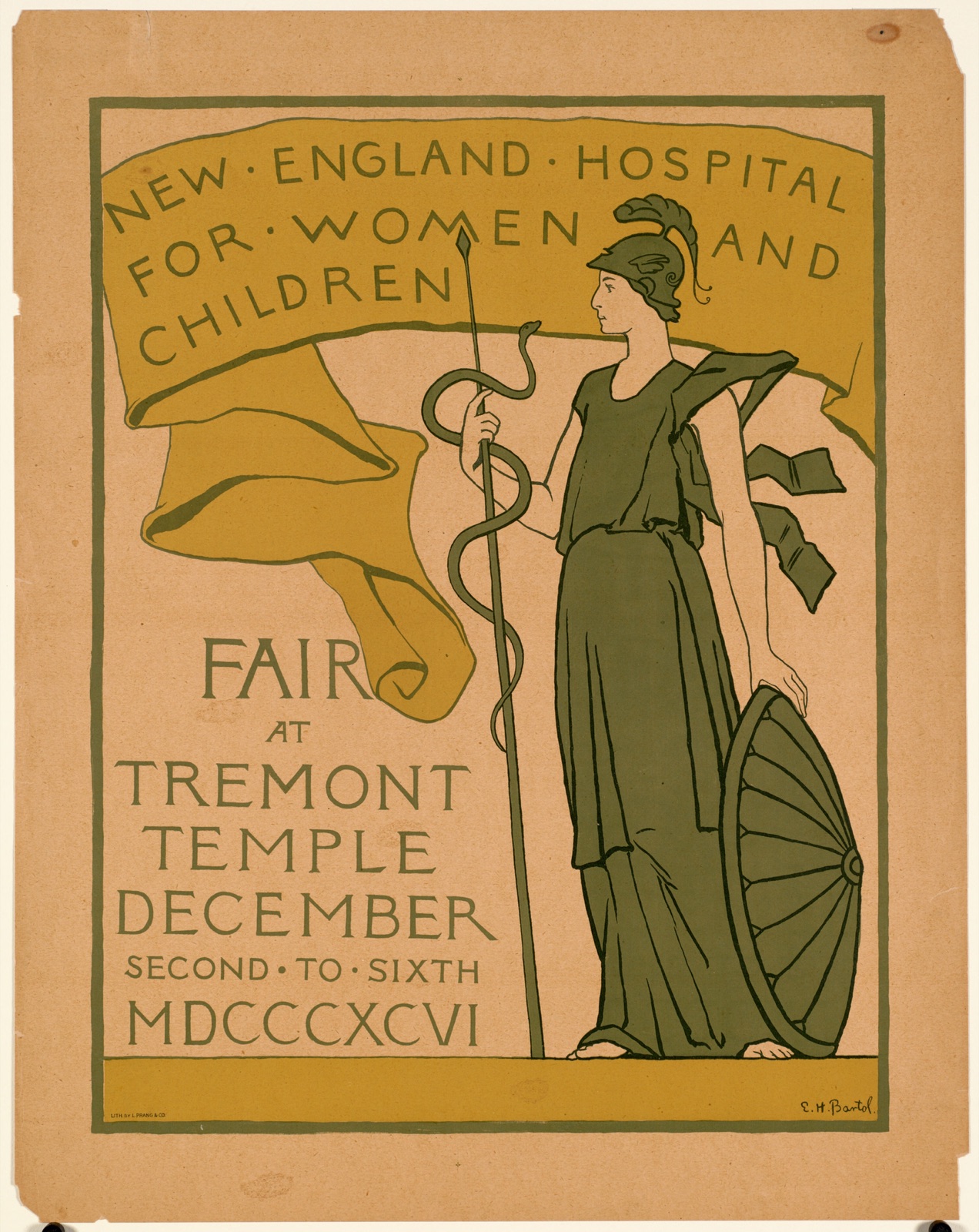 New England hospital for women and children fair at Tremont Temple — Bartol, Elizabeth Howard (Artist)
