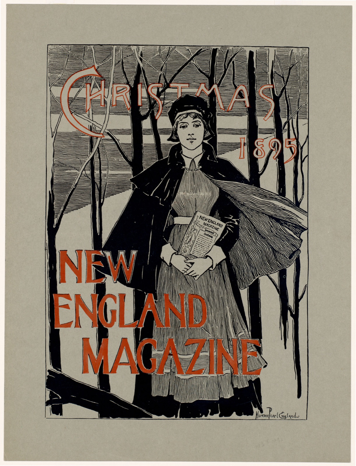 New England magazine Christmas 1895 — Nosworthy, Florence England (Artist)