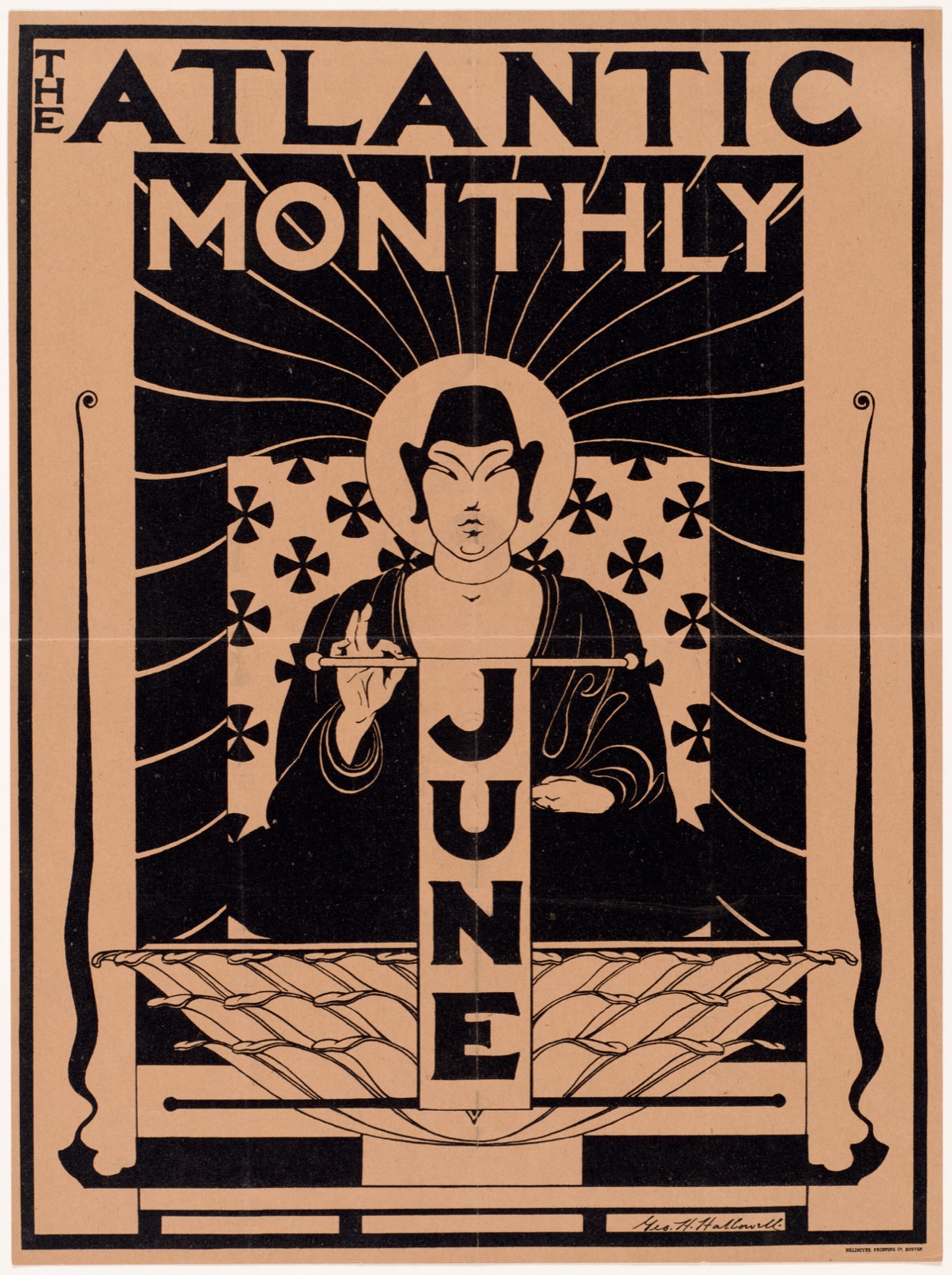 The Atlantic monthly, June — Hallowell, George Hawley (Artist)