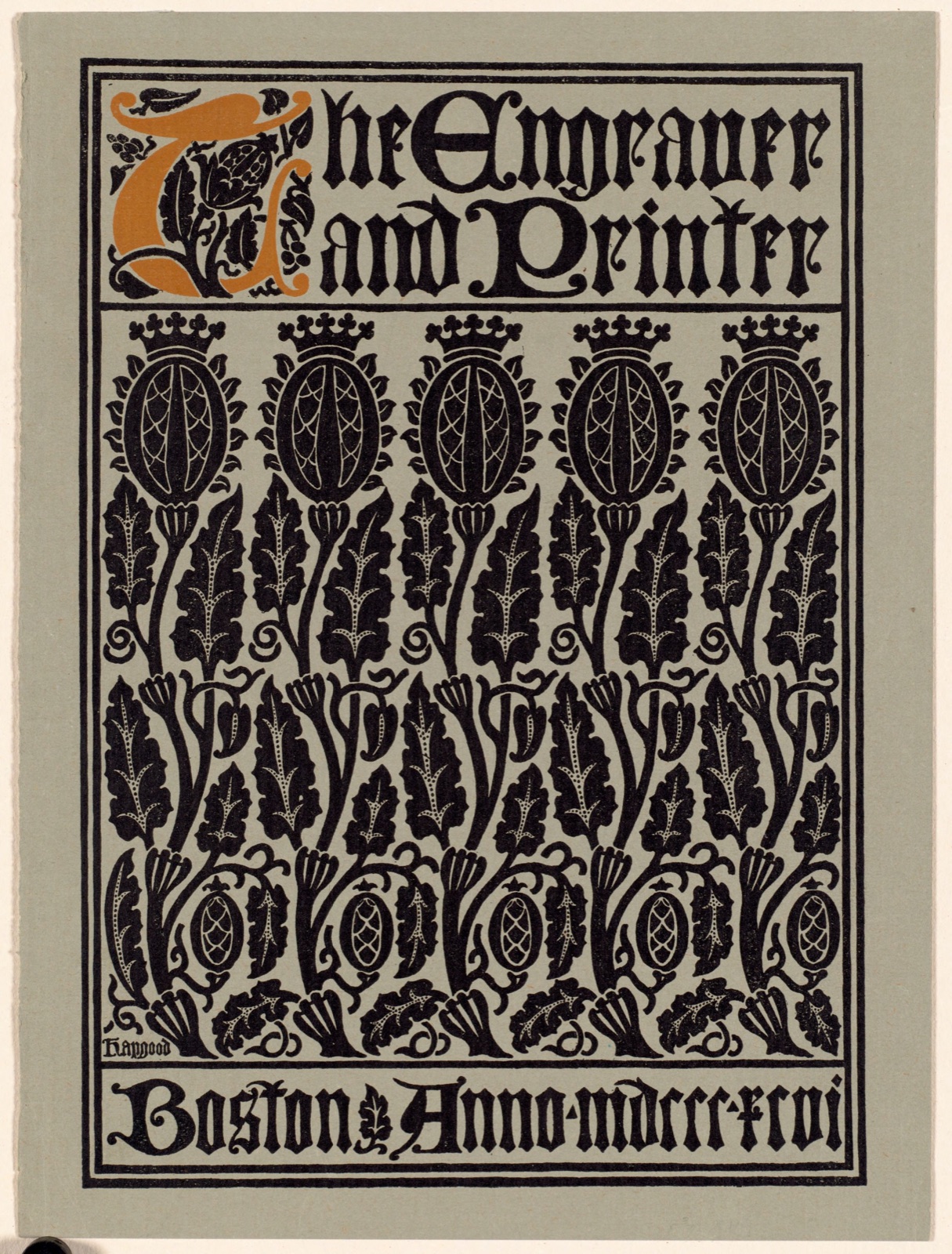 The engraver and printer