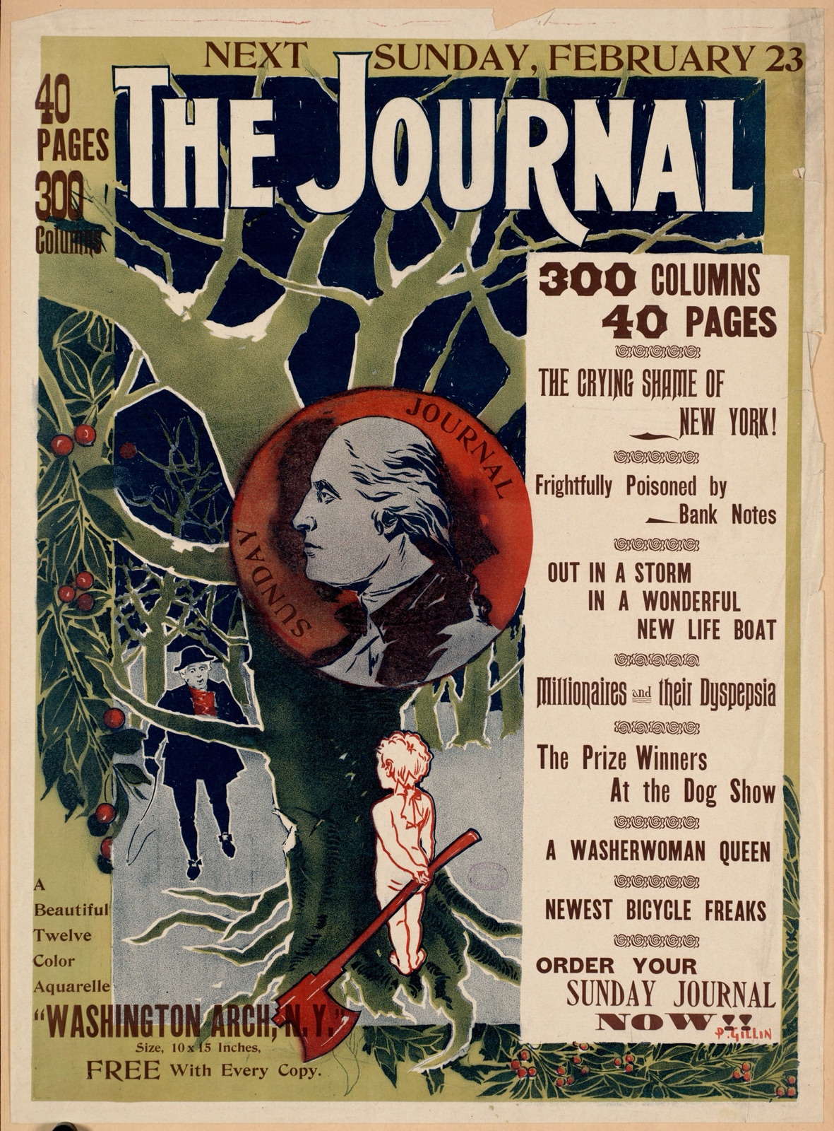 The journal, next Sunday, February 23